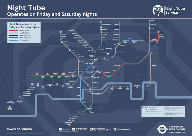 How London’s New Night Tube Map Was Made