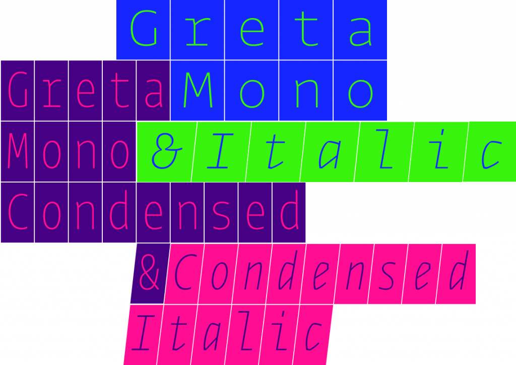 New font: Greta Mono by Typotheque