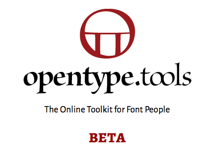 OpenType.tools for type designers