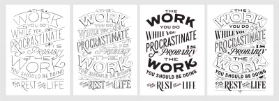 How to work with a lettering artist