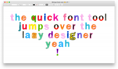 Create your first color font, step-by-step
