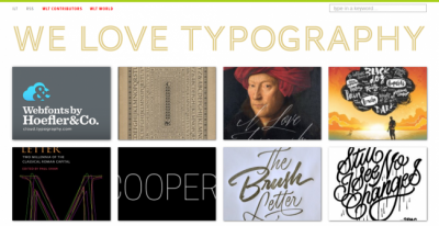 Top 7 typography galleries to inspire your designs
