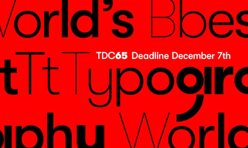 Type Directors Club competition deadline